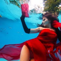 Underwater flamenco